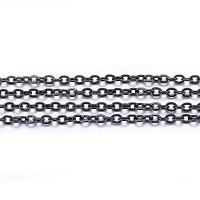Handmade 304 Stainless Steel Cable Chains STAS-P213-01B-01-1