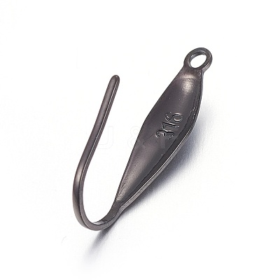 316 Surgical Stainless Steel Earring Hooks Ion Plating(IP) X-STAS-L211-10-B-1