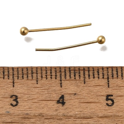 Brass Ball Head Pins KK-H502-03K-G-1
