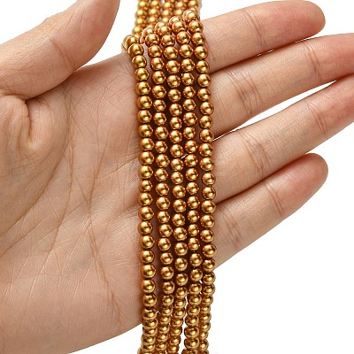Grade A Glass Pearl Beads HY-J001-4mm-HX036-1