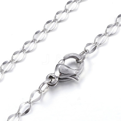 Non-Tarnish 304 Stainless Steel Necklaces X-NJEW-E080-15P-1