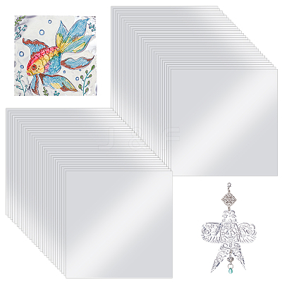 Square Tinfoil Paper Sheets for Craft Engraving OFST-WH0004-157-1