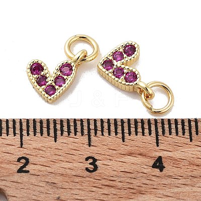 Brass Micro Pave Cubic Zirconia Charms LS-RB-I078-66G-01-NR-1