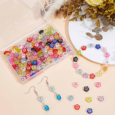 180Pcs Transparent Acrylic Beads OACR-PA0001-54-1