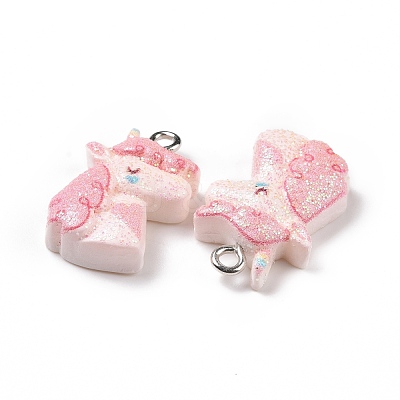 Opaque Resin Pendants RESI-J023-14A-1