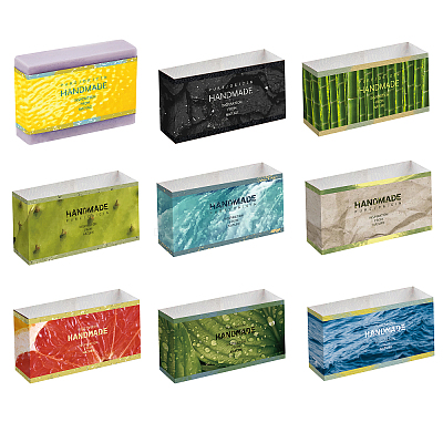 Natural Fragrance Material Theme Pattern Soap Paper Tag DIY-WH0399-69Q-1