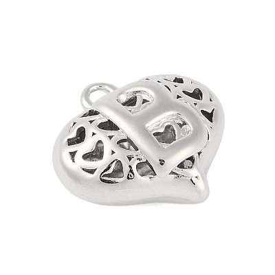 Hollow Brass Pendants for Valentine's Day KK-M289-03B-P-1