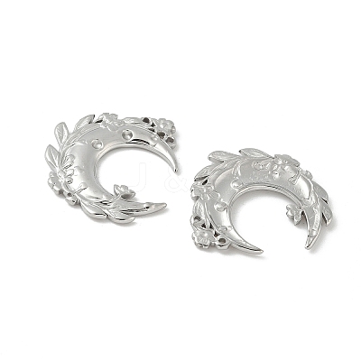 304 Stainless Steel Rhinestone Setting Pendants STAS-D376-09B-P-1