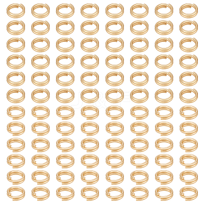 2Sets Brass Keychain Clasps KK-BC0014-47B-1