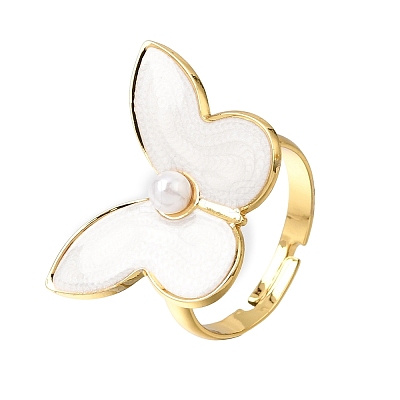 304 Stainless Steel Enamel Cuff Open Rings SA-CBA369F-04G-01-1