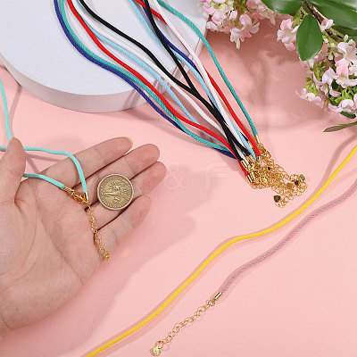 9Pcs 9 Colors Nylon Braided Cord Necklace Making NJEW-PH01639-1
