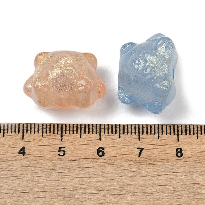 Luminous Transparent Acrylic Beads OACR-B031-19-1