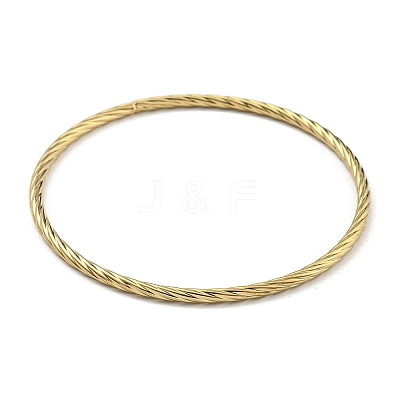 7Pcs PVD Vacuum Plating 202 Stainless Steel Bangle Sets BJEW-M317-11G-1