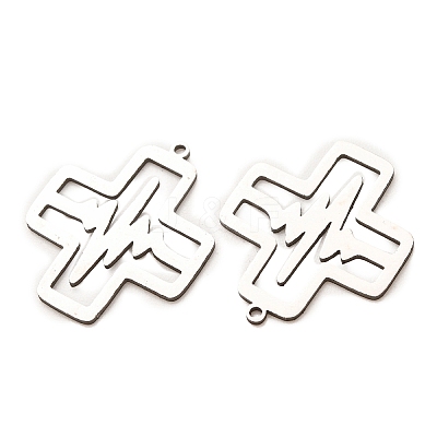 201 Stainless Steel Pendants SA-CBA49C1-10P-1