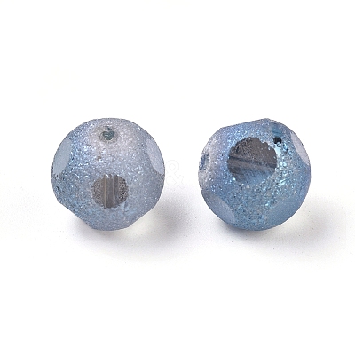 Electroplate Glass Beads X-EGLA-D032-M-1