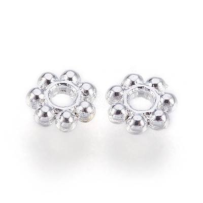 Tibetan Style Flower Spacers TIBEB-A101757-S-LF-1