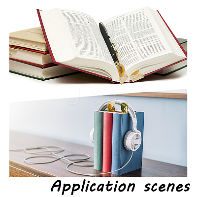 Fruit Pattern Paper Bookmarks for Office School AJEW-GF0004-40C-1