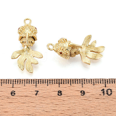 Brass Micro Pave Cubic Zirconia Pendants KK-N265-16G-1