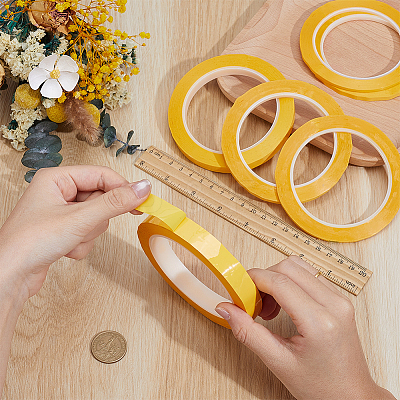 6 Rolls 4 Styles PET Decorative Adhesive Tapes AJEW-BC0010-39B-1