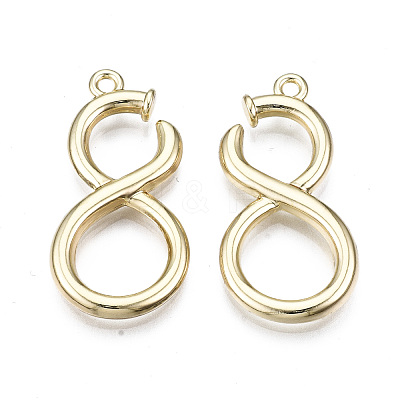 Rack Plating Alloy Pendants PALLOY-T077-65LG-RS-1
