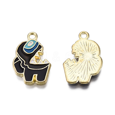Alloy Enamel Pendants ENAM-N059-76-1