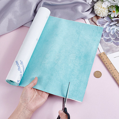 Self-adhesive Suede Fabric DIY-WH0899-52B-1