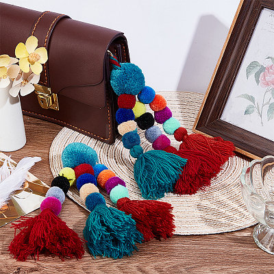 The Colors of the Small Pom Balls are Random Color KEYC-WH20004-01A-1