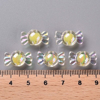 Transparent Acrylic Beads TACR-S152-03B-SS2105-1