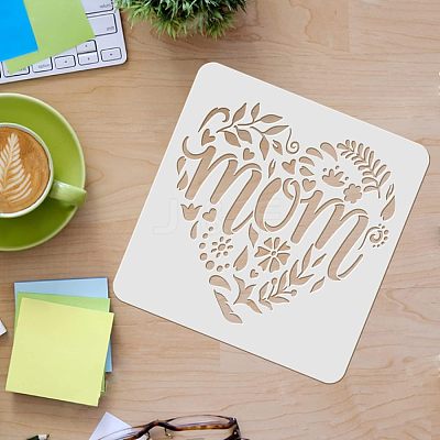 Plastic Reusable Drawing Painting Stencils Templates DIY-WH0172-388-1