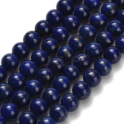 Natural Lapis Lazuli Beads Strands G-H329-C01-4mm-1