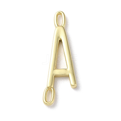Rack Plating Brass Connector Charms KK-P245-07G-A-1