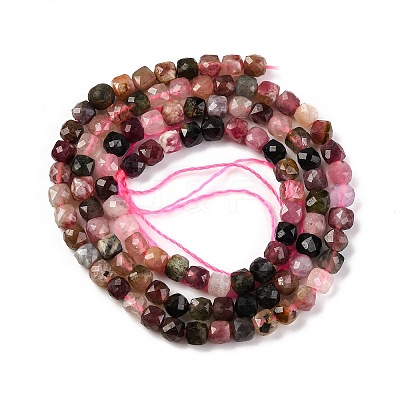 Natural Multicolor Tourmaline Beads Strands G-F770-A01-01-1