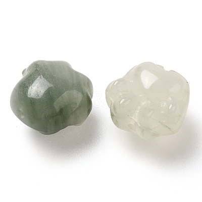 Natural Jade Carved Beads G-P550-18-1