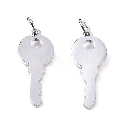 Non-Tarnish 304 Stainless Steel Charms STAS-S116-070S-1