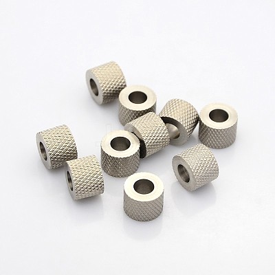 Tarnish Resistant Column 304 Stainless Steel Beads STAS-N044-06-1