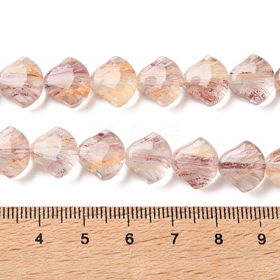 Inner Flower Handmade Lampwork Beads Strands LA-CBA3F7A-02K-1