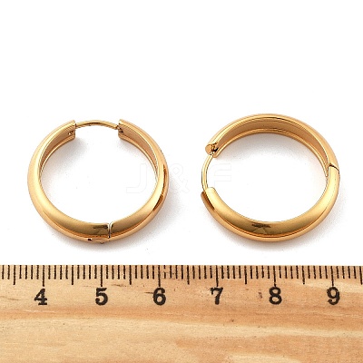 201 Stainless Steel Hoop Earrings EJEW-P304-15A-G-1