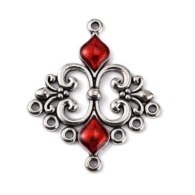 Alloy Enamel Chandelier Component Links ENAM-EA9734Y-2-1