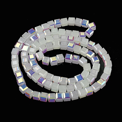 Electroplate Glass Beads Strands EGLA-M031-01A-HR11-1