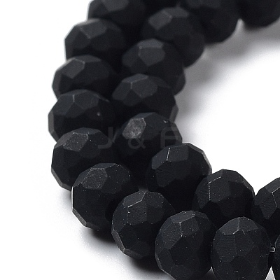 Glass Beads Strands EGLA-A034-P2mm-MD-M-1