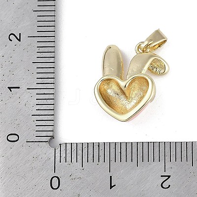Brass Enamel Pendants KK-Z078-11G-1