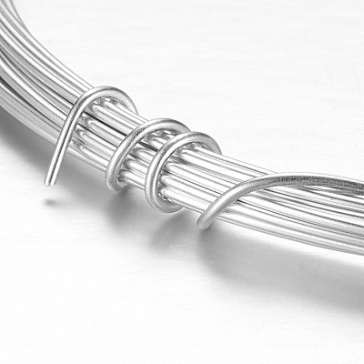 Round Aluminum Craft Wire AW-D009-2.5mm-5m-01-1