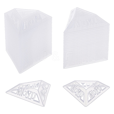 Plastic Triangle Speed Magic Cubes Base Holder Frame Accessories Puzzle Cube Organize ODIS-WH0005-67-1