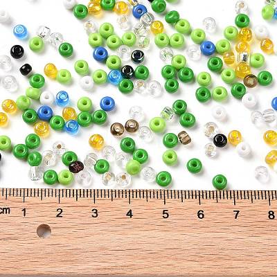 Opaque & Transparent & Metallic Colours 6/0 Glass Seed Beads SEED-A030-07B-1