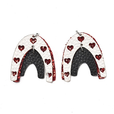 PU Leather Big Pendants FIND-R050-03N-1