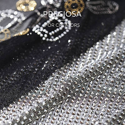 Preciosa® Crystal Hotfix Flatback Stones Y-PRC-HSS8-10070-1