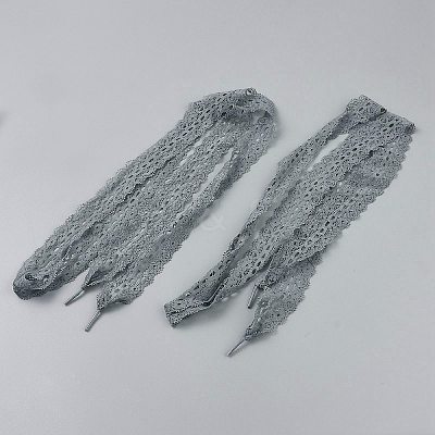 Polyester Lace Shoelaces FIND-WH0126-801C-1