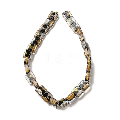Handmade Gold Foil and Silver Foil Lampwork Beads FOIL-C001-01B-09-1