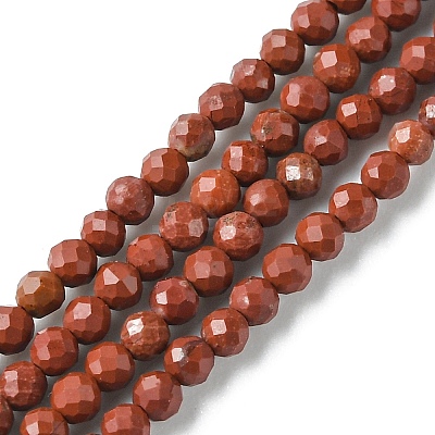 Natural Red Jasper Beads Strands G-F748-H01-01-1