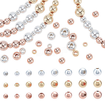 12 Style Brass Beads KK-PH0009-12-1